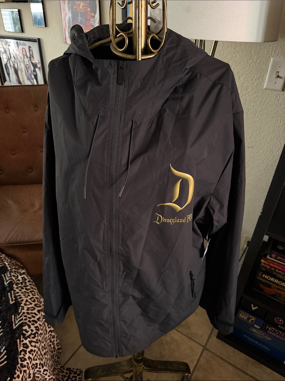 Disney Black Jacket with Gold Accents nwt